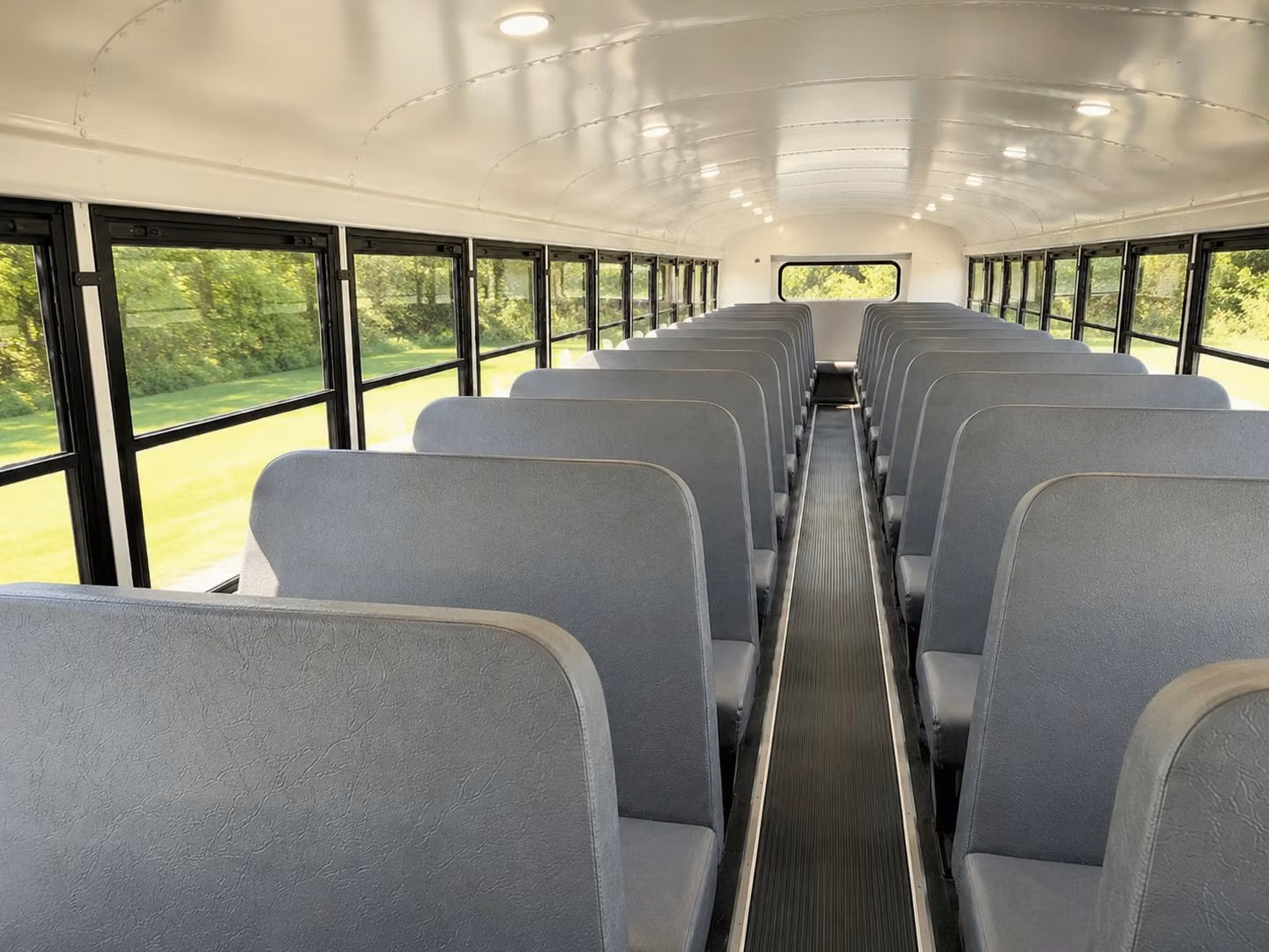 school bus interior