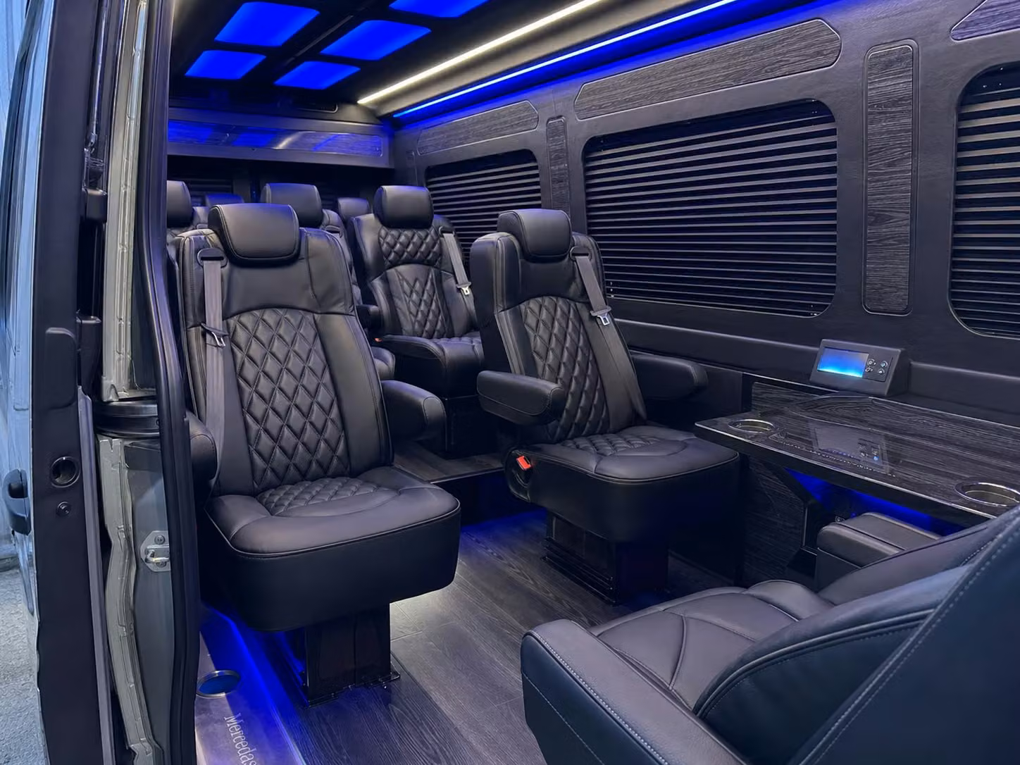 sprinter van transportation for groups and events across stillwater